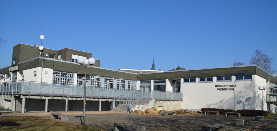 Zu sehen ist das Bürgerhaus Wehrheim im Ortsteil Wehrheim