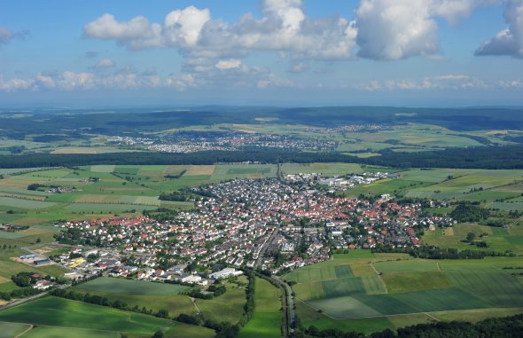 Lufbildaufname von Wehrheim