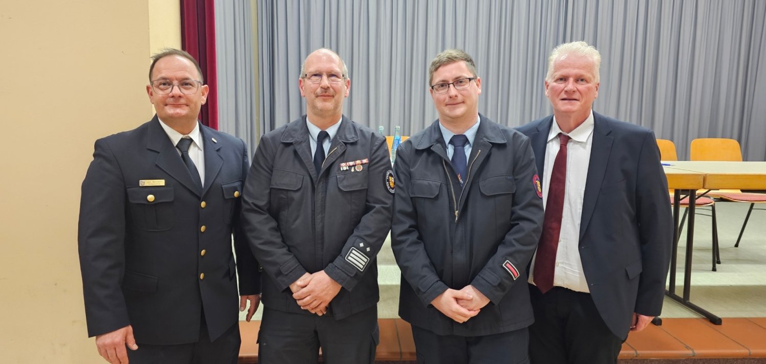Neuer Gemeindebrandinspektor Michael Erdmann sowie neuer ...