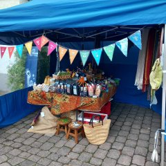 Stand Weltladen & Fairtradegemeinde Erntedankmarkt 2025