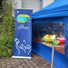 Stand Weltladen & Fairtradegemeinde Erntedankmarkt 2025